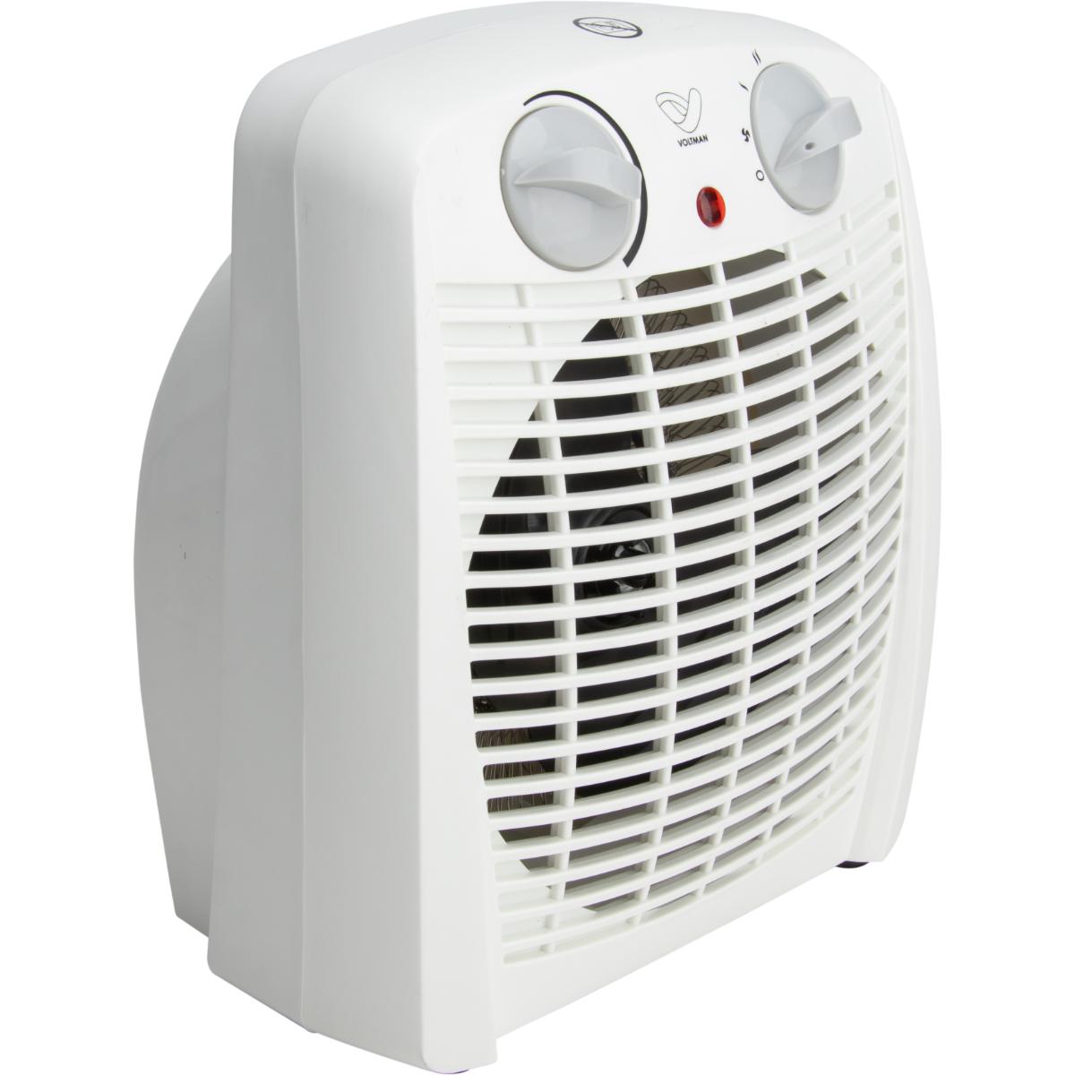 Radiateur soufflant portable 2000W - Blanc - Voltman