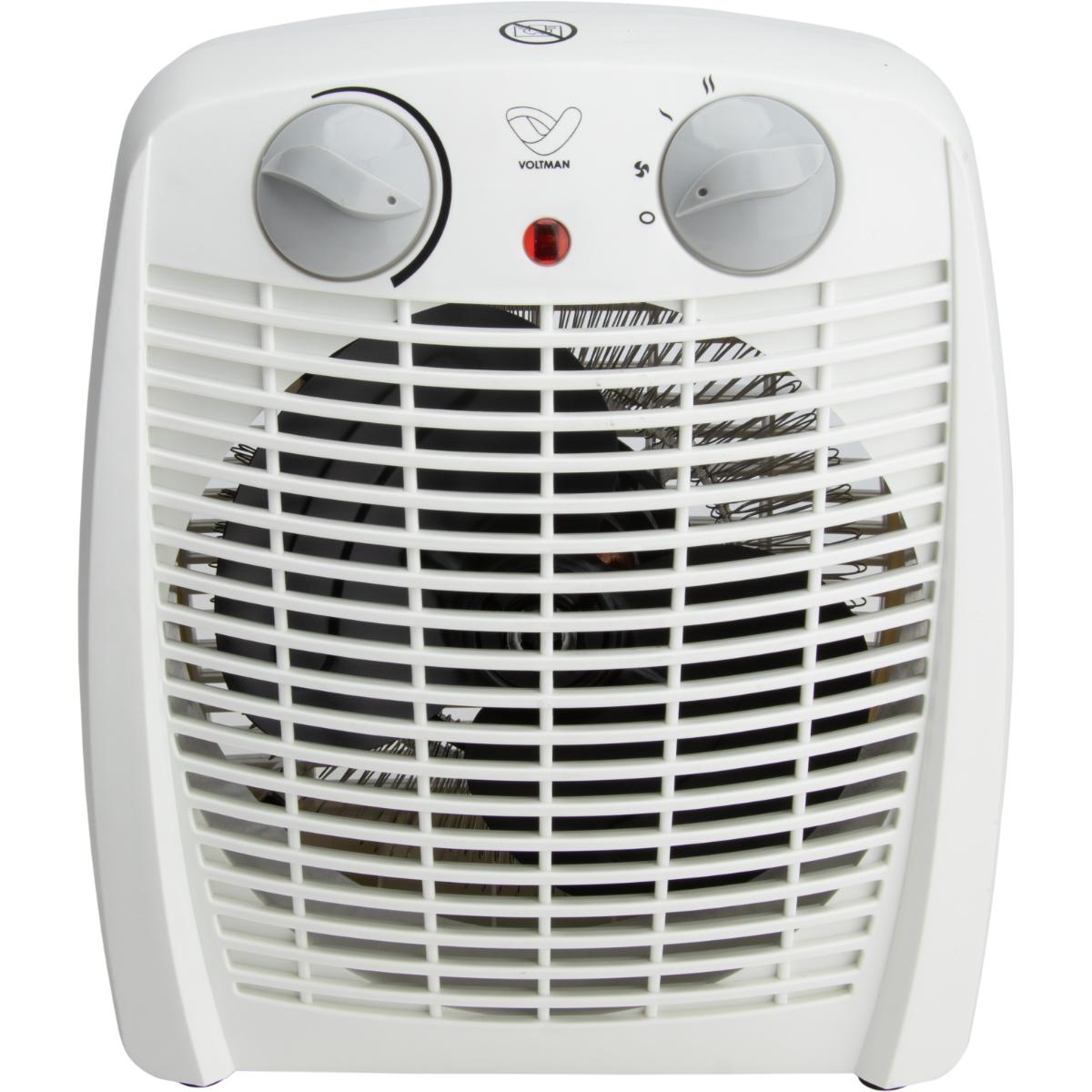 Radiateur soufflant portable 2000W - Blanc - Voltman