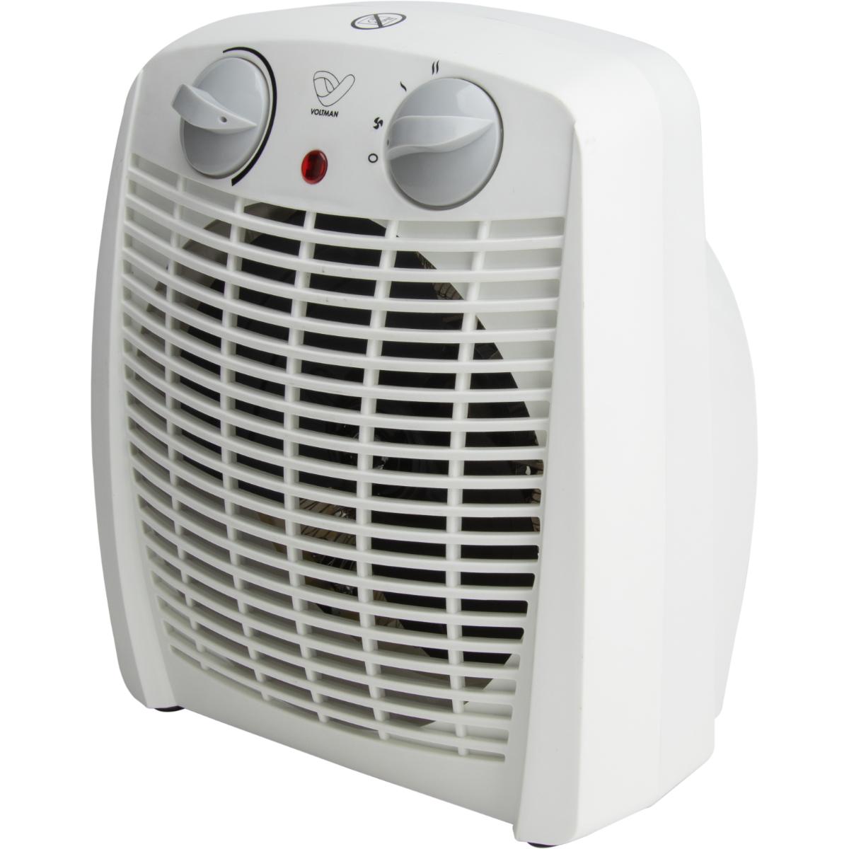 Radiateur soufflant portable 2000W - Blanc - Voltman