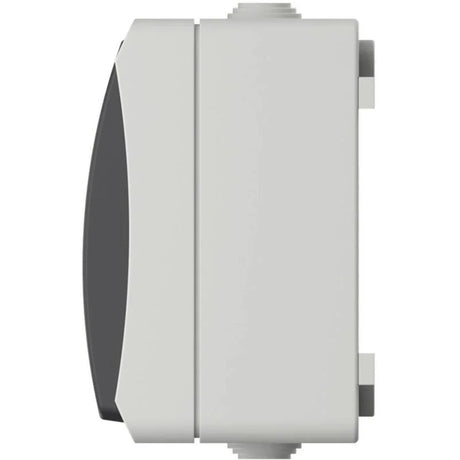 Va et vient en saillie Aquatop IP54 - Gris et Blanc - Dio