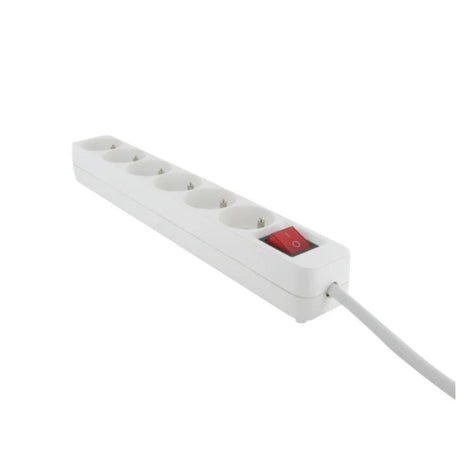 Bloc multiprise + interrupteur 6x2P+T 3680 W - 4m - Dio