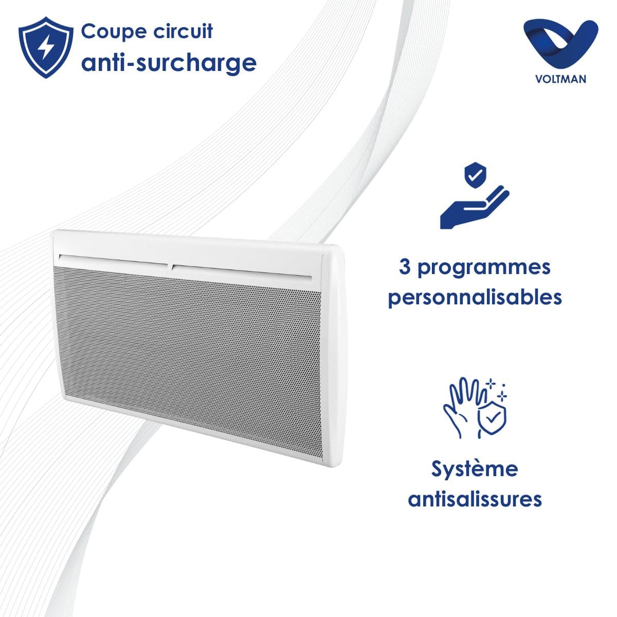 Radiateur électrique fixe - Voltman