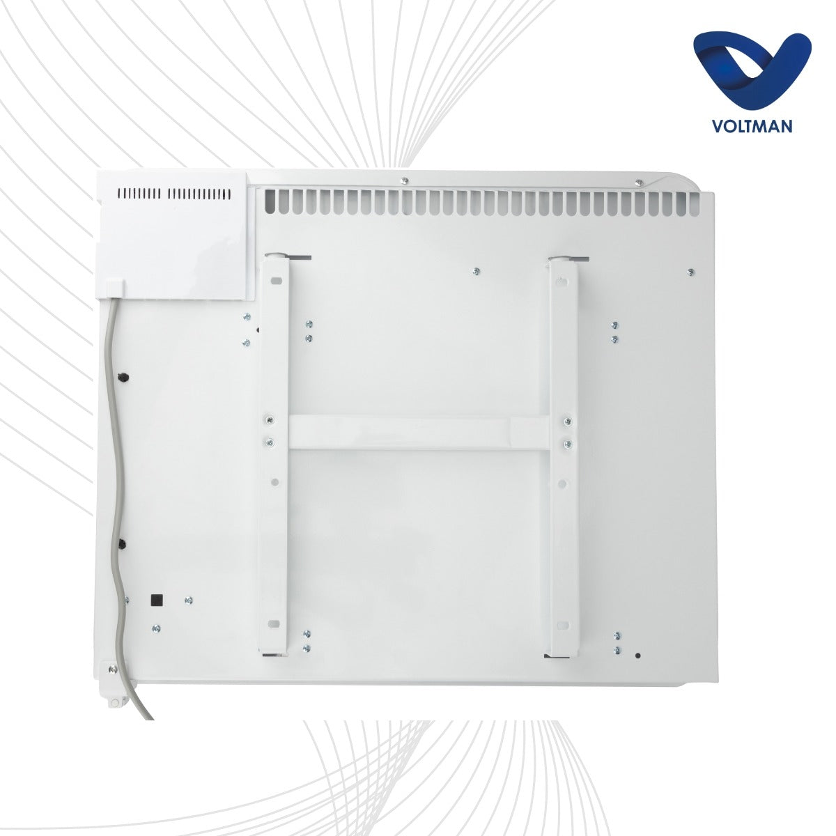 Radiateur connecté wifi inertie sèche en fonte de 750 à 2000W - Voltman