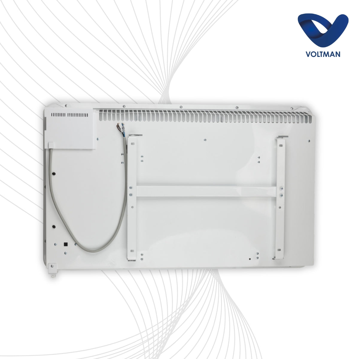 Radiateur connecté wifi inertie sèche en fonte de 750 à 2000W - Voltman