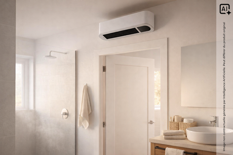 Radiateur mural PTC Thermafix salle de bain 2000W - Voltman
