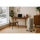 Radiateur mobile bain d'huile Mobioil 1500W 3 niveaux de chauffe - Voltman