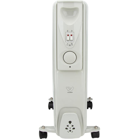 Radiateur mobile bain d'huile Mobioil 1500W 3 niveaux de chauffe - Voltman