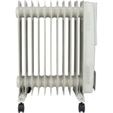 Radiateur mobile bain d'huile Mobioil 1500W 3 niveaux de chauffe - Voltman