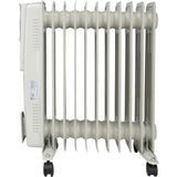 Radiateur mobile bain d'huile Mobioil 1500W 3 niveaux de chauffe - Voltman