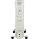 Radiateur mobile bain d'huile - blanc - Voltman