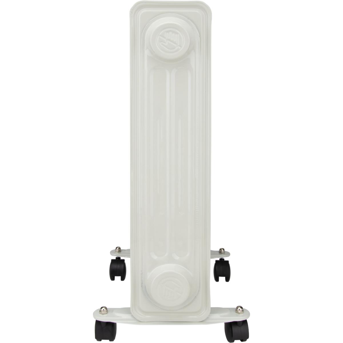 Radiateur mobile bain d'huile - blanc - Voltman