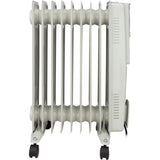 Radiateur mobile bain d'huile - blanc - Voltman