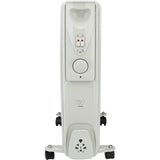 Radiateur mobile bain d'huile - blanc - Voltman