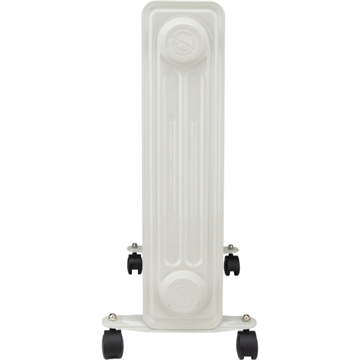 Radiateur mobile bain d'huile - blanc - Voltman