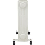 Radiateur mobile bain d'huile - blanc - Voltman