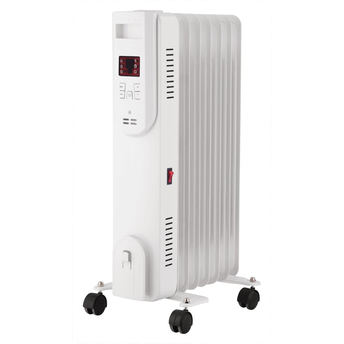 Radiateur mobile bain d'huile DigiOil 1000/1500/2000W - Voltman