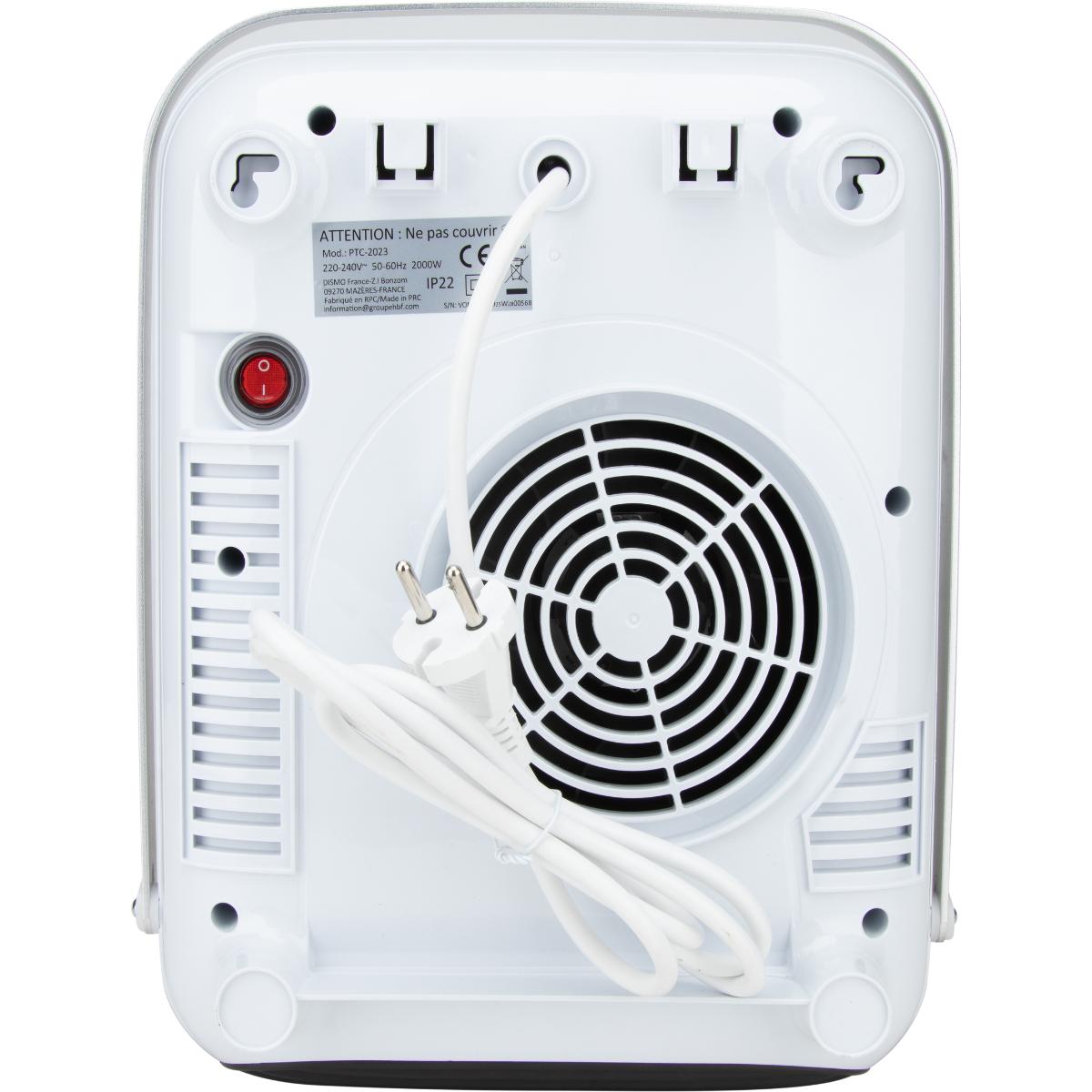 Radiateur mural soufflant Aquatherm 2000W - Voltman