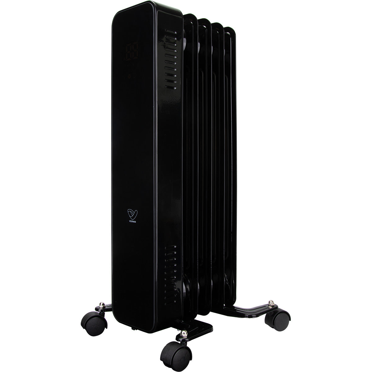 Radiateur bain d'huile CosyOil 1000 à 2000W - façade verre trempé - Voltman