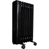 Radiateur mobile à bain d'huile CosyOil 1000/2000W - verre trempé - Voltman