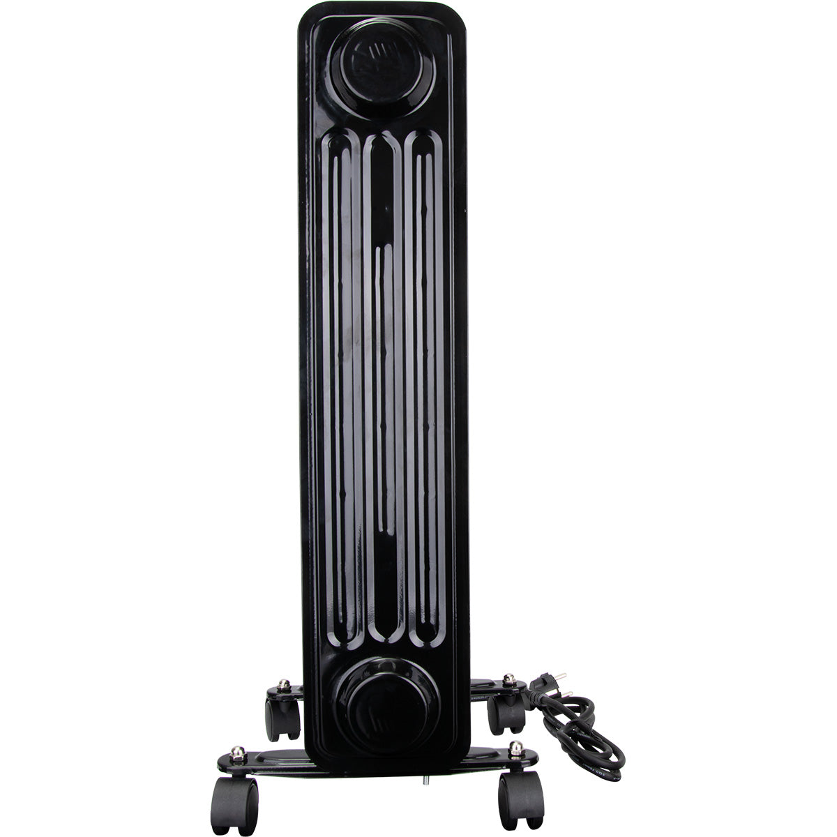 Radiateur mobile à bain d'huile CosyOil 1000/2000W - verre trempé - Voltman