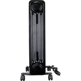 Radiateur mobile à bain d'huile CosyOil 1000/2000W - verre trempé - Voltman