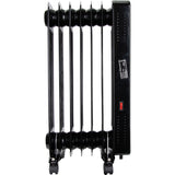 Radiateur mobile à bain d'huile CosyOil 1000/2000W - verre trempé - Voltman