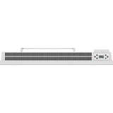 Radiateur fonte Wifi 1000 à 2000W - façade acier blanc - Voltman