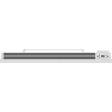 Radiateur fonte Wifi 1000 à 2000W - façade acier blanc - Voltman