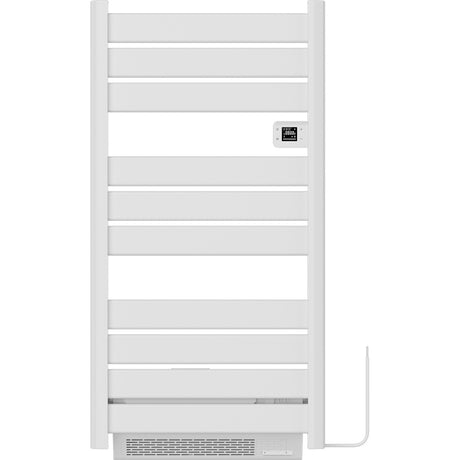 Sèche serviette aluminium 500/750/1500W barres plates - blanc - Voltman