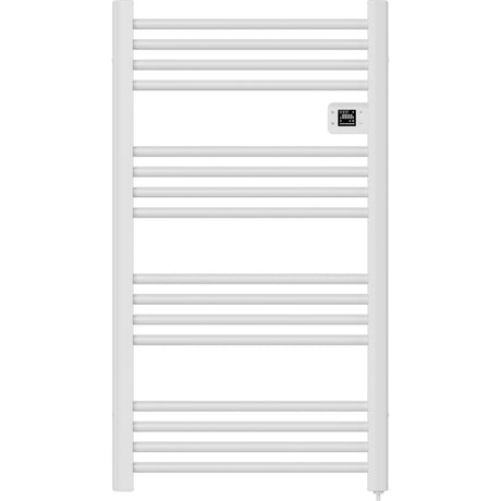 Sèche serviette aluminium 500/750/1500W barres rondes - blanc - Voltman