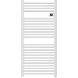 Sèche serviette aluminium 500/750/1500W barres rondes - blanc - Voltman