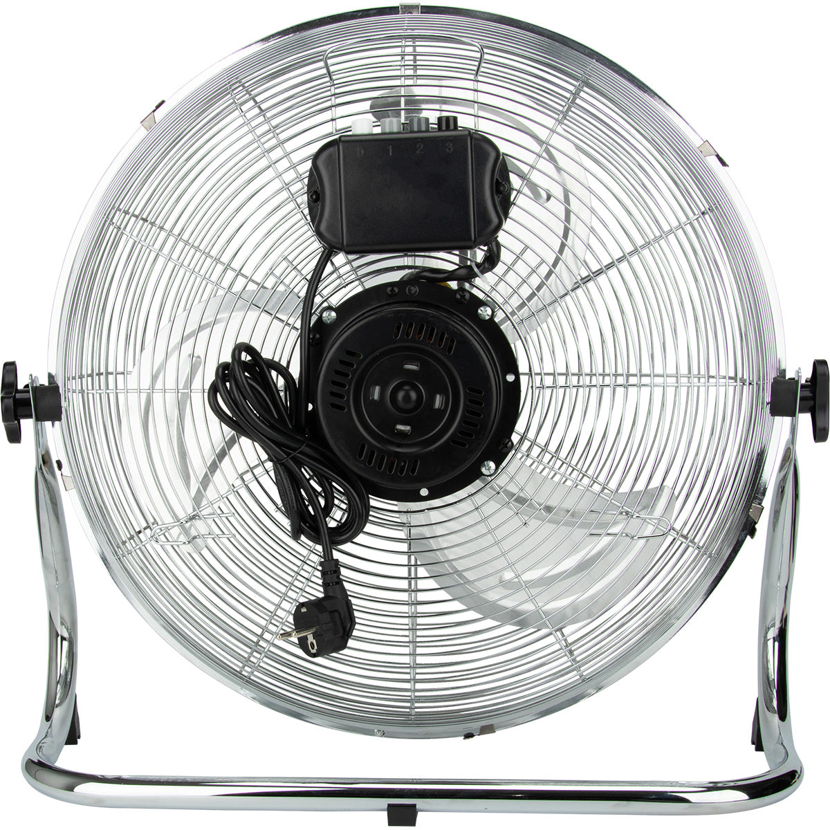 Ventilateur brasseur d'air Ø45cm - 1750m³/h - chrome - Voltman