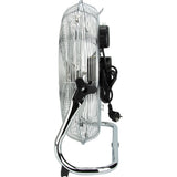 Ventilateur brasseur d'air Ø45cm - 1750m³/h - chrome - Voltman