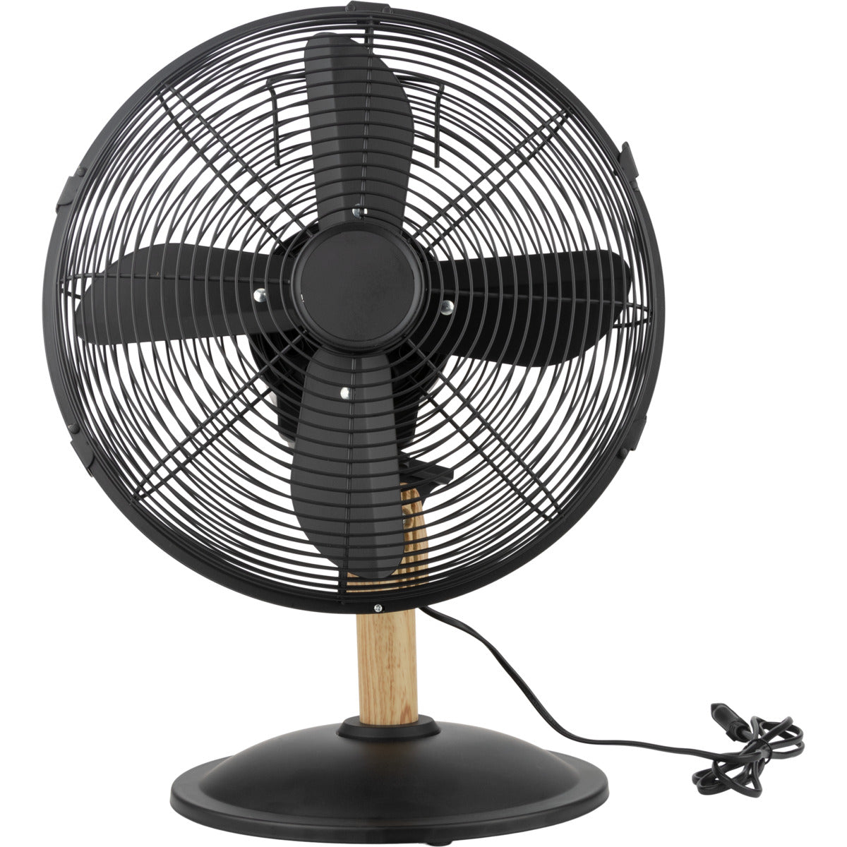 Ventilateur de table Noir Woody Ø30cm - Voltman