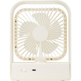 Ventilateur de table rechargeable 15 cm - blanc - Voltman