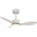 Ventilateur de plafond Ø95 cm blanc - Voltman