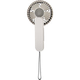 Mini ventilateur à main portable Ø10 cm 2.5W - blanc - Voltman