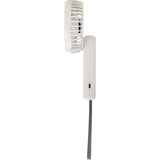 Mini ventilateur à main portable Ø10 cm 2.5W - blanc - Voltman