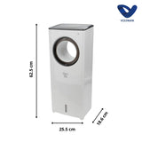 Rafraîchisseur d'air 4en1 humidificateur et purificateur - 80W - blanc - réservoir 2L  - Voltman