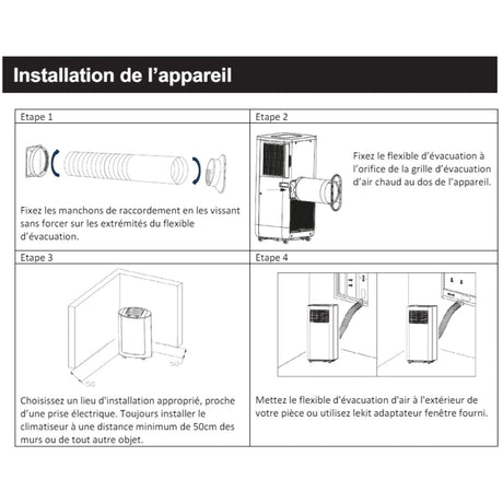 Climatiseur ventilateur déshumidificateur silencieux Classe A - Voltman