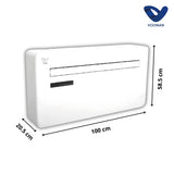 Climatiseur monobloc 8000BTU 3en1 ventilateurdDéshumidificateur - 2350W - Voltman