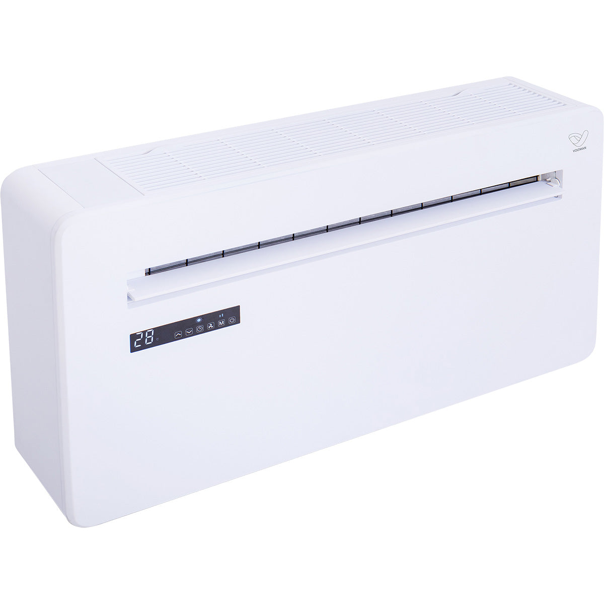 Pompe à chaleur Climatiseur Monobloc intérieur Wifi KUB-E+ 8000/10000/12000BTU - Voltman