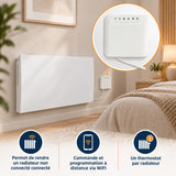 Thermostat électronique connecté WiFi - compatible réglementation 2030 - Voltman