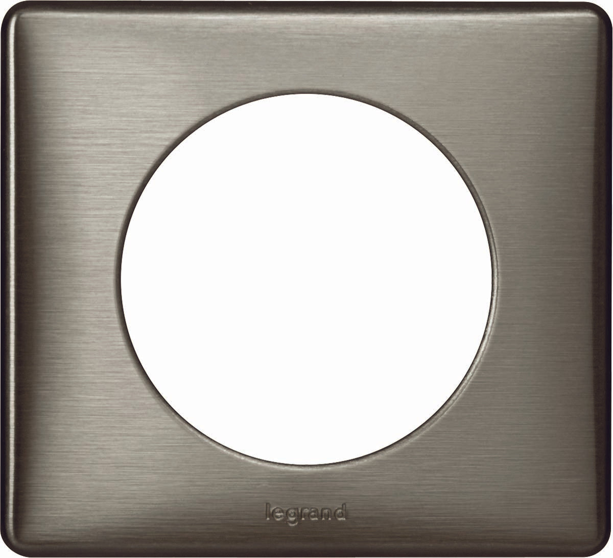 Plaque de finition 3 postes Céliane finition métal - Legrand
