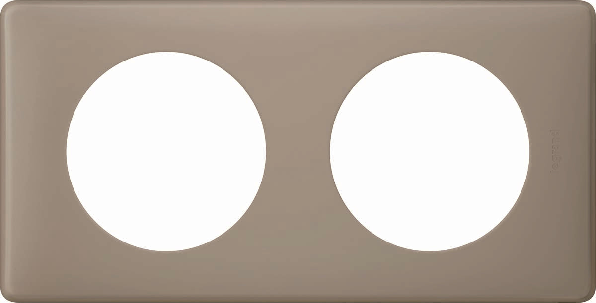 Plaque de finition 4 postes Céliane finition poudrée - Legrand