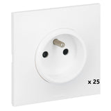 Prises de courant 2P+T 16A complet - Neptune - blanc - Legrand