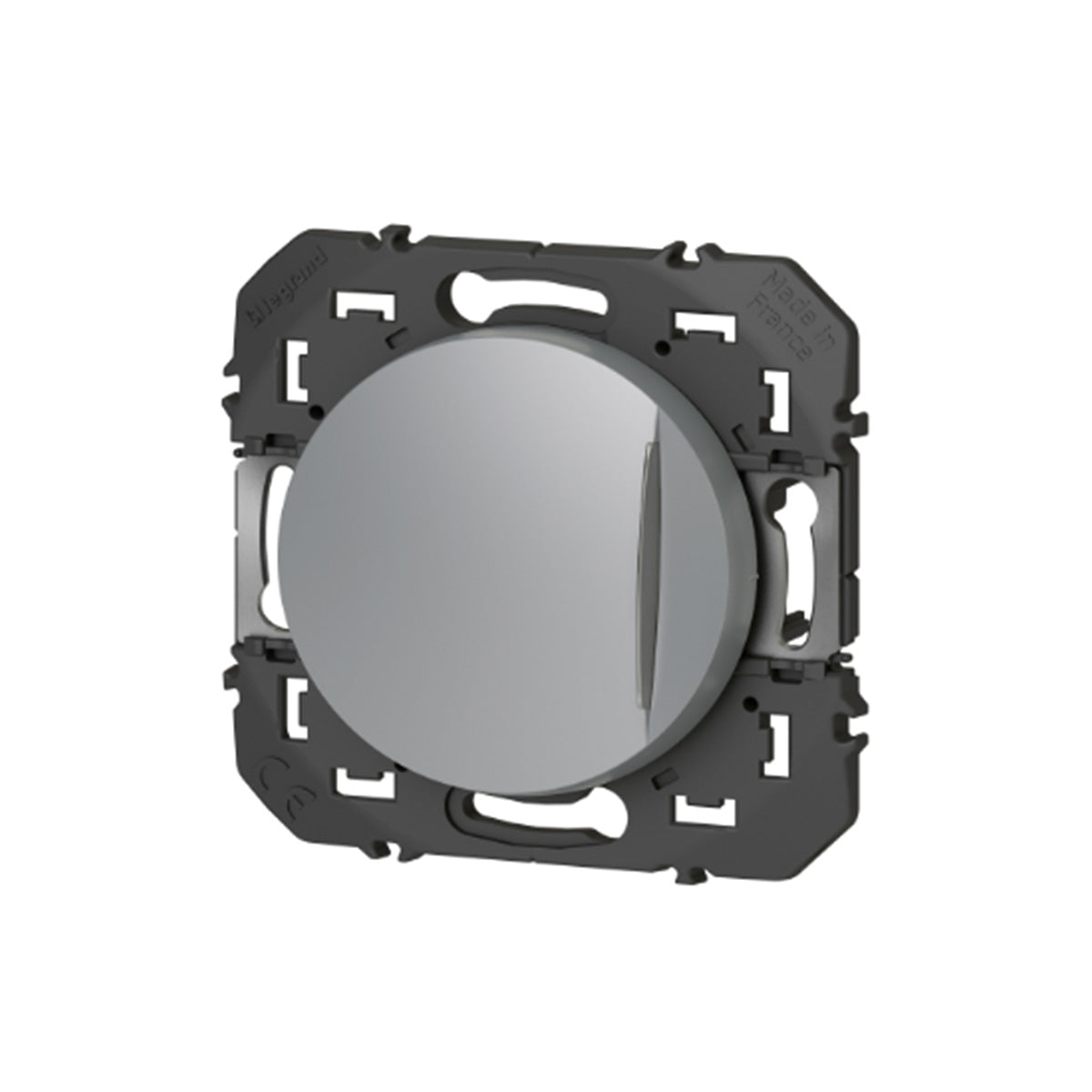 Va et vient avec voyant lumineux 10A à composer - Dooxie - Aluminium - Legrand