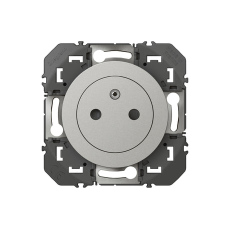 Prise surface 2P+T 16A Dooxie - aluminium - Legrand