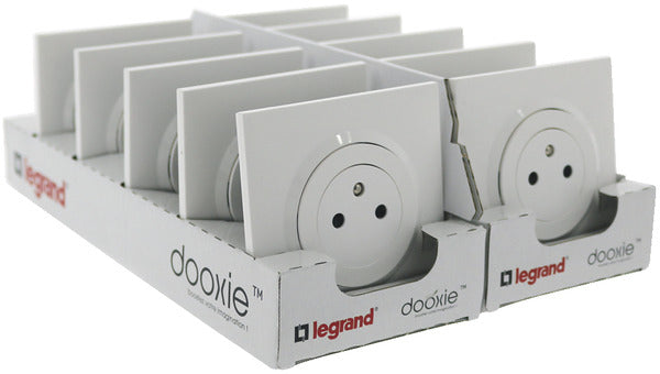 Lot de prises 2P+T 16A - Dooxie - Legrand