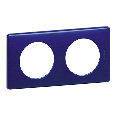 Plaque de finition 3 postes Céliane finition métal - Legrand